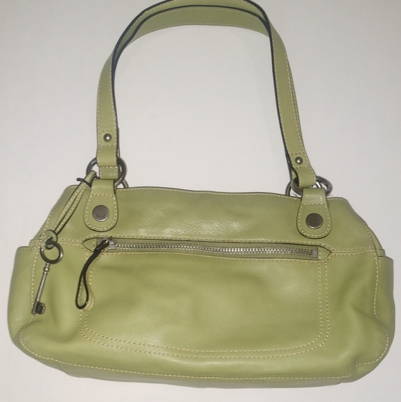 Fossil Leather Shoulder Bag - Picture 1 of 8
